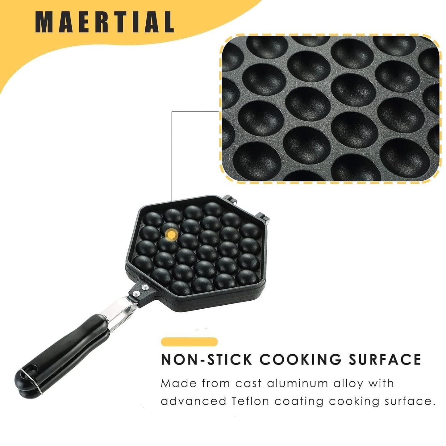 Bubble Waffle Maker Pan